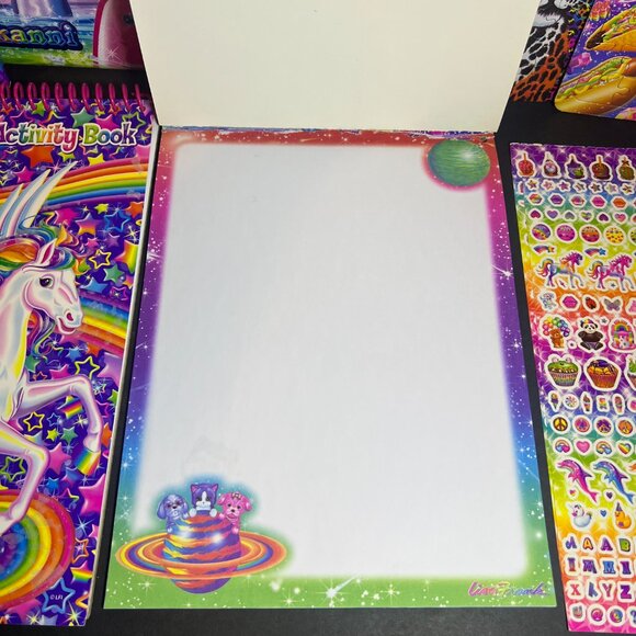 Lisa Frank Tikanni 2020 TriFold Art Case w/ Puzzles, Sticker Pad & Activity Lot - Picture 7 of 11
